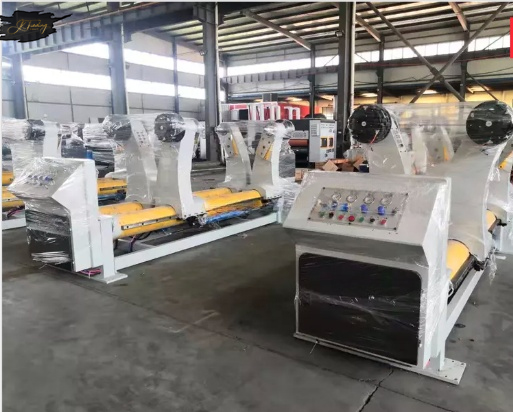 Hydraulic Mill Roll Stand Corrugated Cardboard Make Production Line
